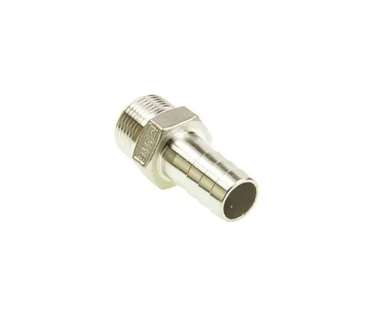 63-7592-50 RS PRO Stainless Steel Hexagon Hose Nipple 3/4in R(T) Male Male 2.36in 499-3760