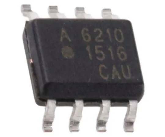63-7705-02 Broadcom, ACSL-6210-00RE DC Input Logic Gate Output Dual Optocoupler, Surface Mount, 8-Pin SOIC ACSL-6210-00RE
