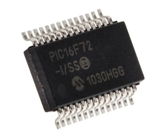63-7660-39 Microchip PIC16F72-I/SS, 8bit PIC Microcontroller, 20MHz, 2K Flash, 28-Pin SSOP PIC16F72-I/SS