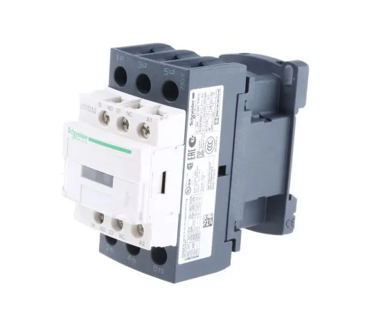 63-7631-18 Schneider Electric 3 Pole Contactor, 32 A, 48 V ac Coil, TeSys D, 3NO, 15 kW LC1D32E7