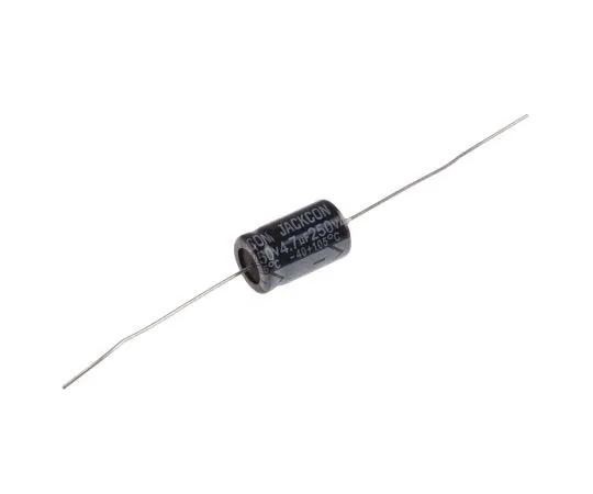 63-7727-76 RS PRO 4.7μF 250V dc Aluminium Electrolytic Capacitor, Through Hole 10 (Dia.) x 17mm +105°C 10mm 17mm 162-0719