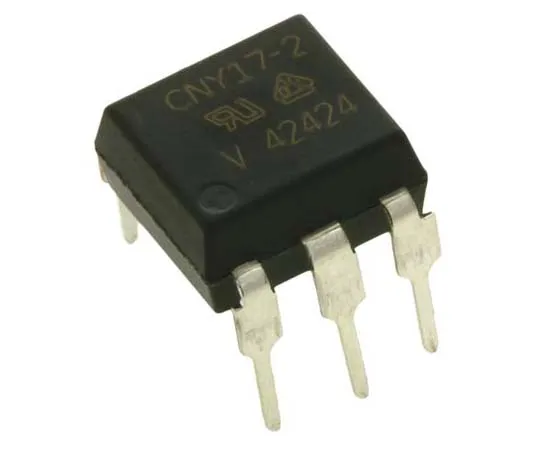 63-7707-67 Vishay, CNY17-2 DC Input Transistor Output Optocoupler, Through Hole, 6-Pin PDIP CNY17-2