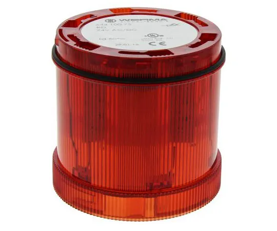 63-7555-43 KombiSIGN 71 644 Beacon Unit, Red LED, Steady Light Effect, 24 V dc 64410075