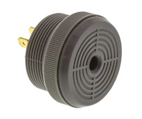 63-7617-04 RS PRO 6 → 28 V dc 76dB Panel Mount Slow Pulse Internal Piezo Buzzer, 3100 → 4100 Hz 535-8405