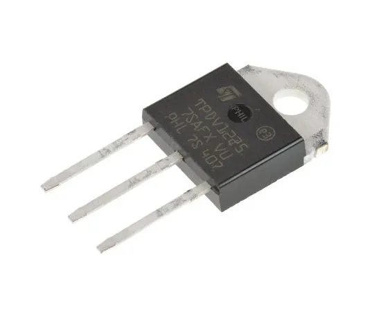 63-7693-78 TPDV1225RG 25A, 1200V, TRIAC, Gate Trigger 1.5V 150mA, 3-pin, Through Hole, TOP3 STMicroelectronics TPDV1225RG