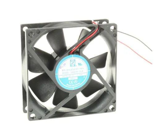 63-7622-90 RS PRO Axial Fan, 80 x 80 x 25mm, 26cfm, 960mW, 12 V dc 541-5031