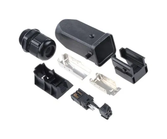 63-7561-97 Harting Han 3A RJ45 Series, Male Cat5 RJ45 Connector 9451251100