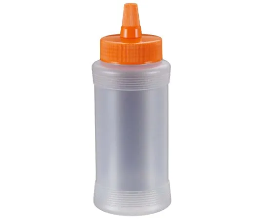 63-7123-10 Dressing Bottle (Screw Cap Type) HPP-470 470 mL Orange 6481300