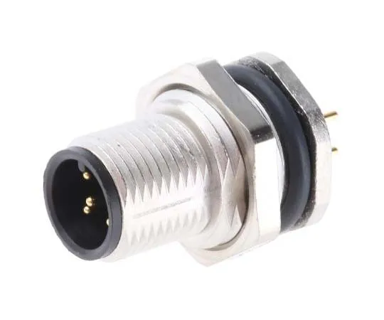 63-7726-49 Binder 713 Series M12 Panel Mount Connector, 5 contacts Socket 09-3441-90-05