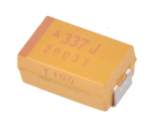 63-7706-98 AVX Tantalum Capacitor 330μF 6.3V dc MnO2 Solid ±10% Tolerance TPS Series TPSD337K006R0100
