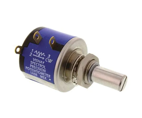 63-7560-51 Vishay 1 Gang 10 Turn Rotary Wirewound Potentiometer with a 6.35 mm Dia. Shaft, 20kΩ, ±5%, 2W, Linear 534B1203JL 534B1203JL