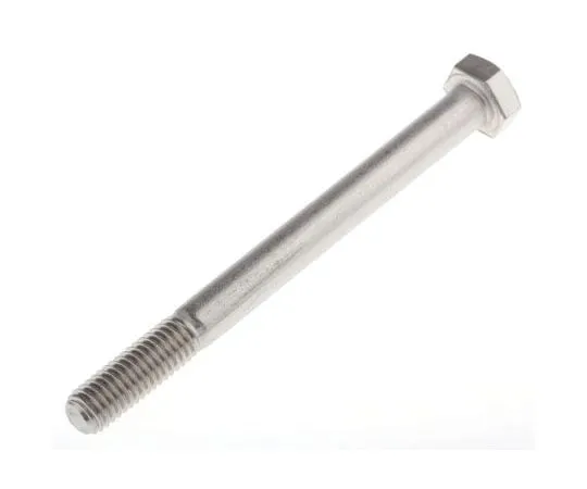 63-7596-34 Plain Stainless Steel Hex Bolt, M8 x 90mm 508-0972