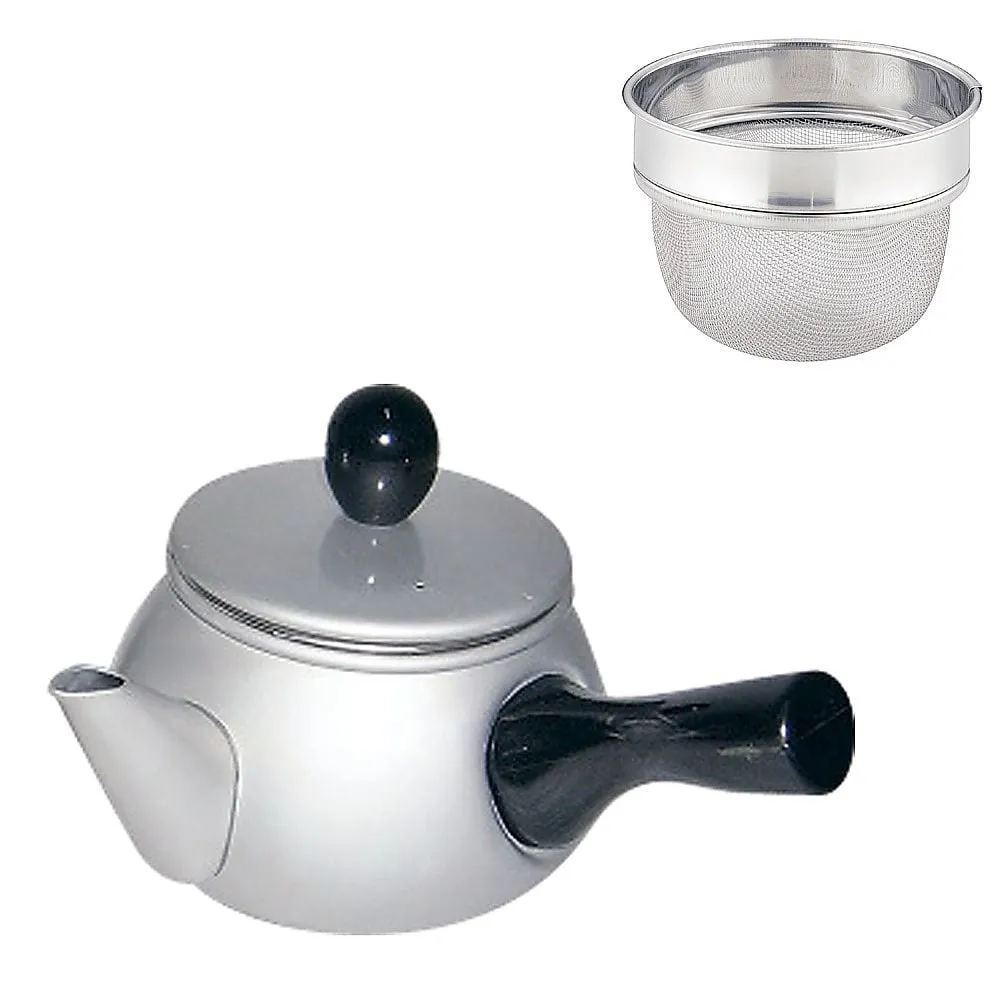 63-5698-21 Alumite Dream Kyusu Yokote Silver EKY2101