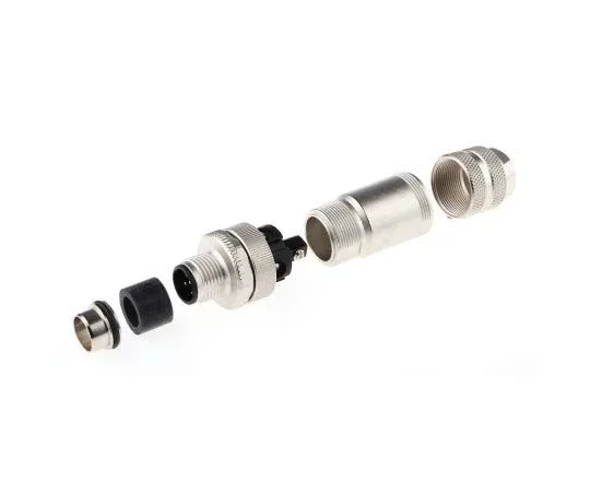 63-7726-41 Binder 713 Series M12 Cable Mount Connector, 5 contacts Plug 99-1437-812-05