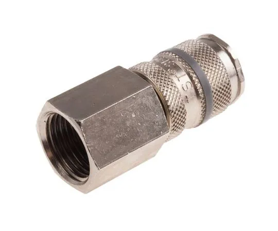 63-7662-72 RS PRO Pneumatic Quick Connect Coupling Brass 1/2 in Threaded 667-1894