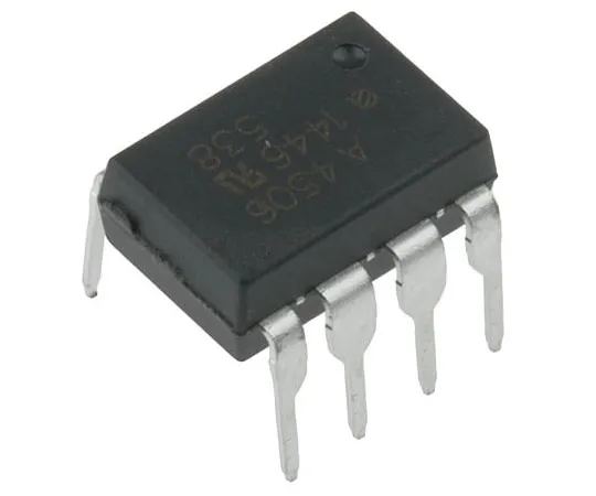 63-7628-41 Broadcom, HCPL-4506-000E DC Input Inverter, Open-Collector Output Optocoupler, Through Hole, 8-Pin PDIP HCPL-4506-000E