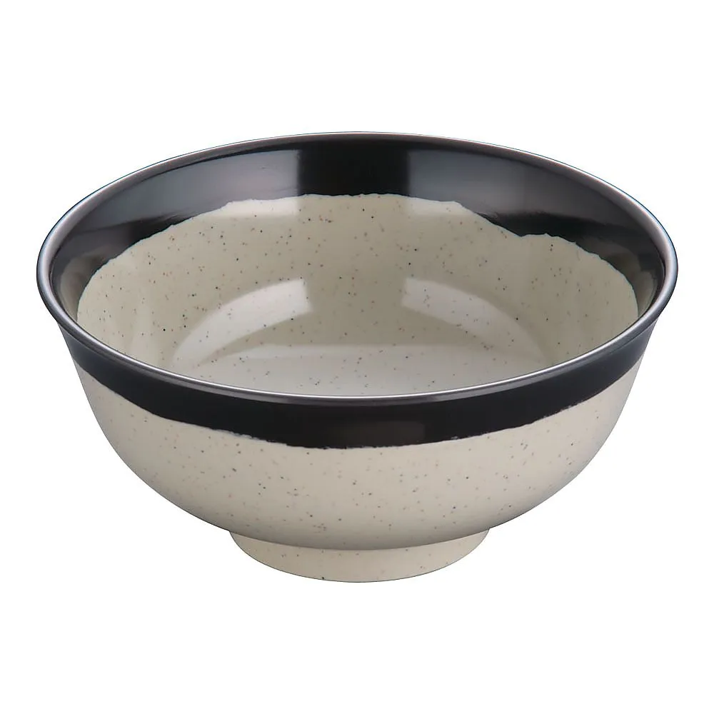 62-6848-55 Melamine "Shigaraki" deep rice bowl MM-108