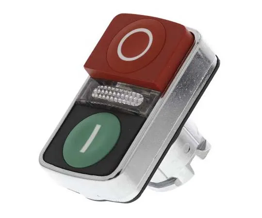 63-7731-16 Schneider Electric Harmony XB4 Series, Green, Red Push Button Head, Green, I/O, Red, 22mm Cutout ZB4BW7L3741