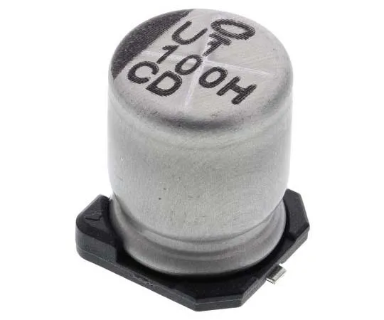 63-7746-69　Nichicon 100μF 50V dc Aluminium Electrolytic Capacitor, Surface Mount 8 (Dia.) x 10mm +105°C 8mm　UCD1H101MNL1GS