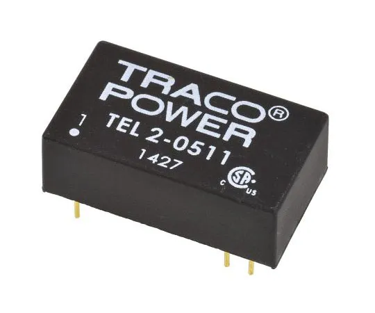 63-7599-67 TRACOPOWER TEL 2 2W Isolated DC-DC Converter Through Hole, Voltage in 4.5 → 9 V dc, Voltage out 5V dc TEL 2-0511