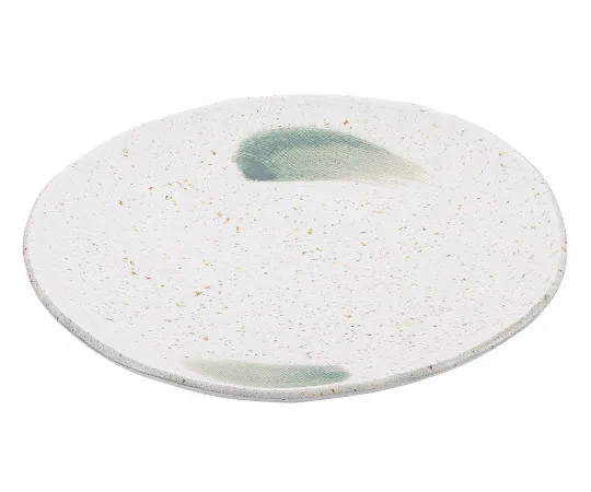 63-7196-46 Japanese tableware collection Fude Oribe round plate 8 cm 8181340