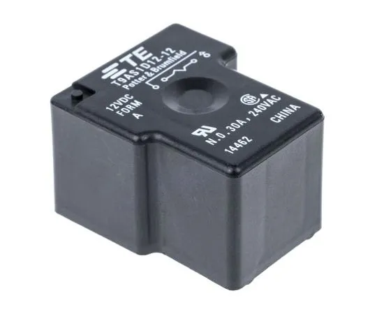 63-7686-85 TE Connectivity SPNO Non-Latching Relay PCB Mount, 12V dc Coil, 30A T9AS1D12-12