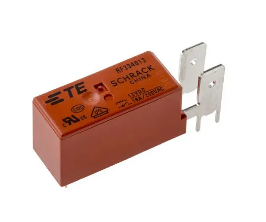 63-7678-90 TE ConnectivityRF SPNO Non-Latching Relay PCB Mount, 12V dc Coil, 16A RF334012