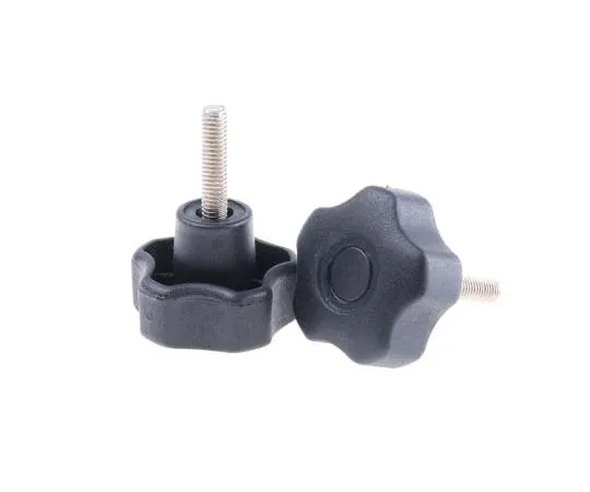 63-7715-07 RS PRO Black Thermoplastic Knob, M6 x 25 702-7639