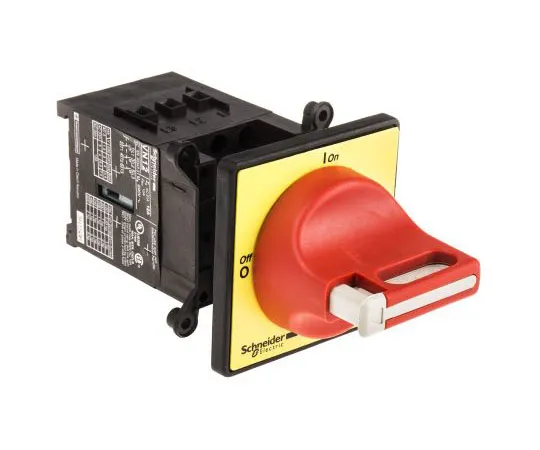 63-7632-50 3 Pole DIN Rail Non F***d Isolator Switch, 12 A, 7.5 kW, IP20, IP65 VCDN12