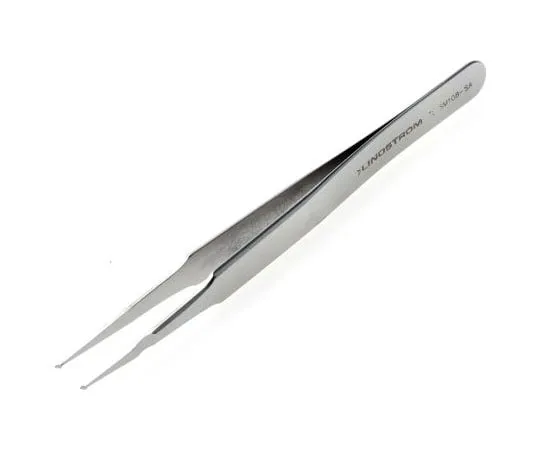 63-7570-50 Lindstrom 120 mm, Anti-Magnetic Stainless Steel, Fine; Rounded, ESD Anti-Acid Tweezers TL SM108-SA