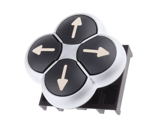 63-7617-32 Eaton M22 Series, Black Push Button Head, Momentary, 22mm Cutout 70002671 & M22-D4-S-X7+M22-A4