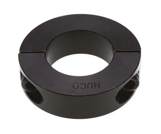 63-7699-24 Huco Collar Two Piece Clamp Screw, Bore 30mm, OD 54mm, W 15mm, Steel 46201030
