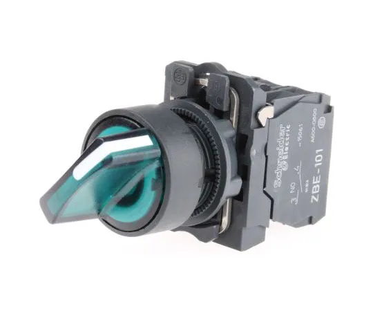 63-7632-91 Schneider Electric 2 Position 90° Rotary Switch, 600 V ac/dc, 6 A ac, 550 mA dc, Handle, Stay Put Actuator XB5AK123B5