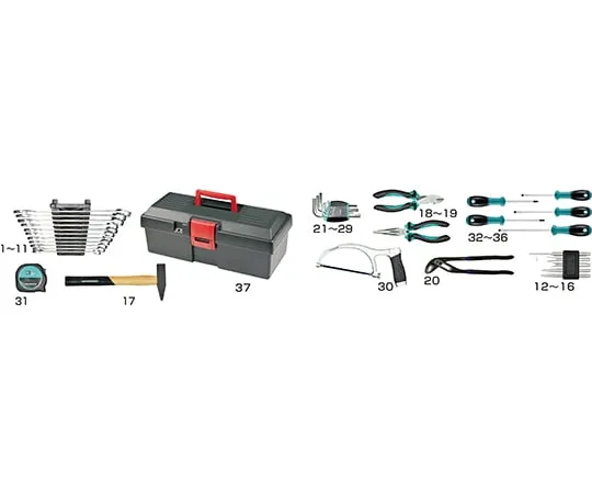 64-3266-12 Work Tool 37 Piece Set A23-1036