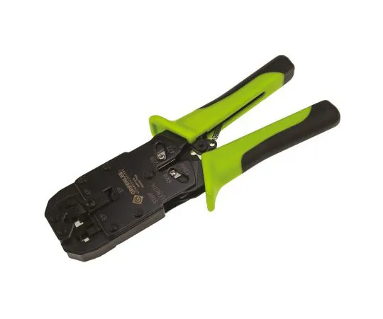 63-7566-84 Paladin Ratchet Crimping Tool for RJ11, RJ12, RJ45 PA1540