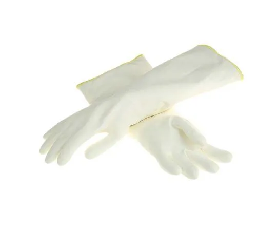 63-7734-21　Mapa Spontex Temp Cook 476 Nitrile Heat Resistant Gloves, size 7, White　476029