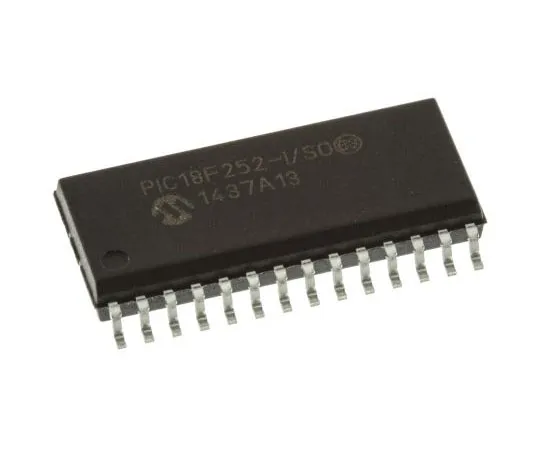 63-7563-64 Microchip PIC18F252-I/SO, 8bit PIC Microcontroller, 40MHz, 32 kB Flash, 28-Pin SOIC PIC18F252-I/SO