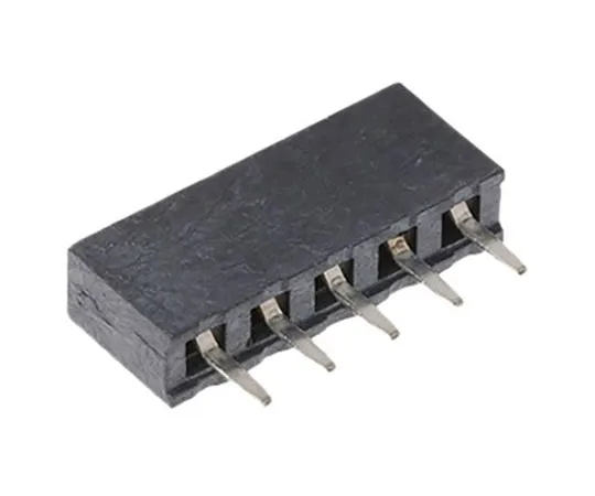 63-7630-02 HARWIN 2mm Pitch 5 Way 1 Row Straight PCB Socket, Through Hole, Solder Termination M22-7130542