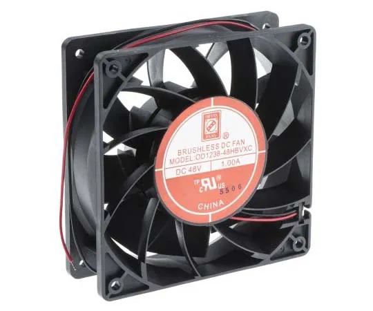 63-7716-23 RS PRO Axial Fan, 120 x 120 x 38mm, 226cfm, 48W, 48 V dc 703-3476