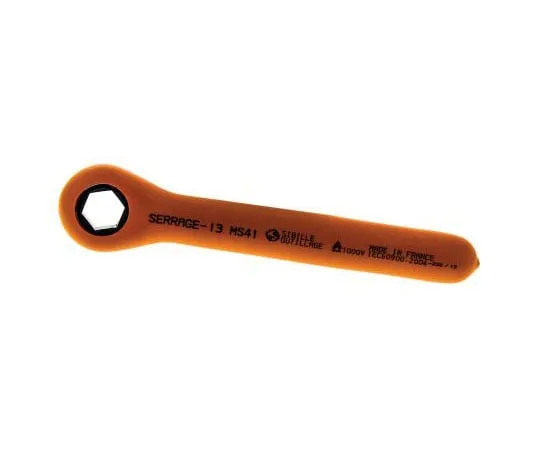 63-7556-98 Sibille Factory Insulated 13 mm Ratchet Ring Spanner, Hexagon MS41RS-13