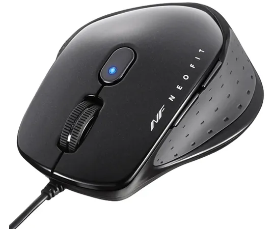 65-9225-03 Wired BlueLED 5 Button NEOFIT Mo*** M Size Black BSMBU510MBK