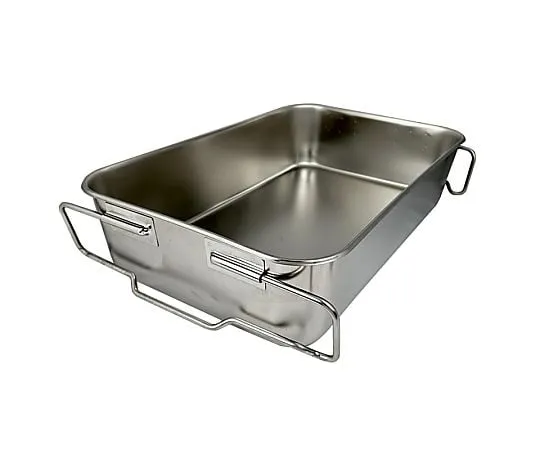 67-2402-74　18-8 School Lunch Tray, Transport Type (Half Curl Flat Flange), No Polishing　SK-6038X
