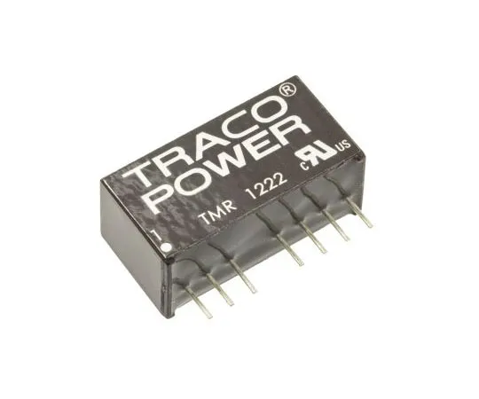 63-7600-21 TRACOPOWER TMR 2 2W Isolated DC-DC Converter Through Hole, Voltage in 9 → 18 V dc, Voltage out ±12V dc TMR 1222