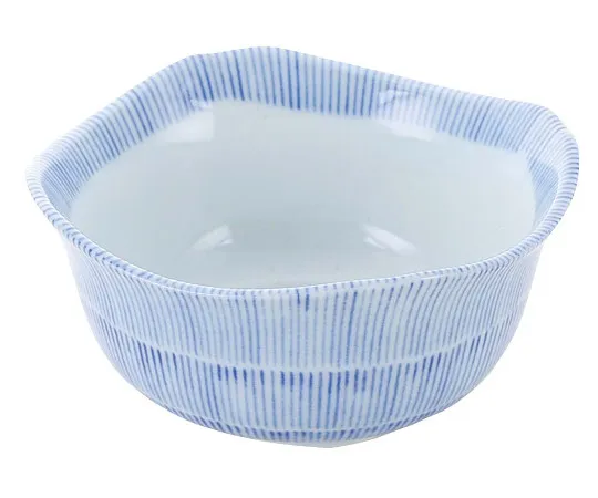 63-7196-17 Japanese tableware collection Kyoto Jugusa square small bowl 8181050