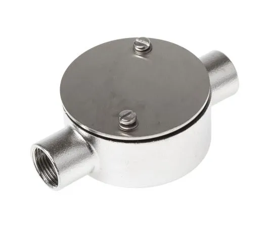 63-7566-45 RS PRO Through Box Cable Conduit Fitting, 316 Stainless Steel Satin 20mm nominal size IP67 471-1243