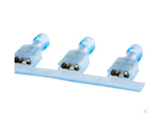63-7686-96 TE Connectivity Ultra-Fast Plus .250 Series Blue Insulated Crimp Receptacle, 6.35 x 0.81mm, 1.3mm² to 2mm², 16AWG to 3-520406-2