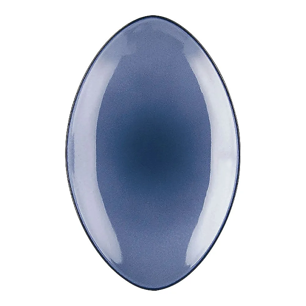 62-6821-47 Echinox Oval Plate 35 cm Cirrus Blue 649556