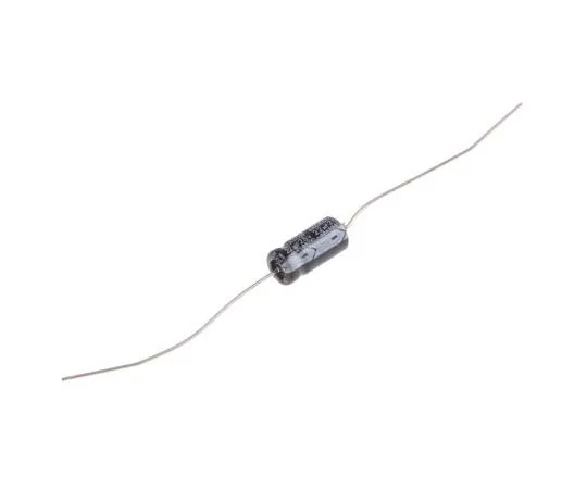 63-7727-94　RS PRO 22μF 25V dc Aluminium Electrolytic Capacitor, Through Hole 6 (Dia.) x 13mm +105°C 6mm 13mm　170-1087