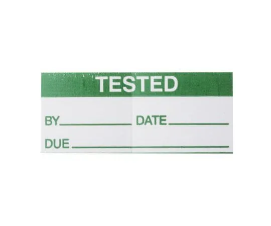 63-7552-06 RS PRO Adhesive Pre-Printed Adhesive Label-Tested-. Quantity: 140 450-6057