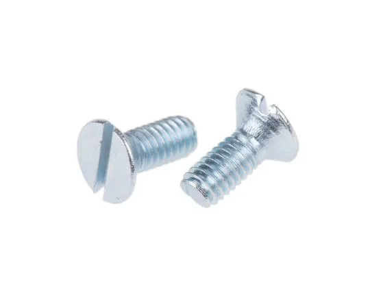 63-7550-68 RS, M2.5 Countersunk Head, 6mm Steel Slot Bright Zinc Plated0.45 448-7940